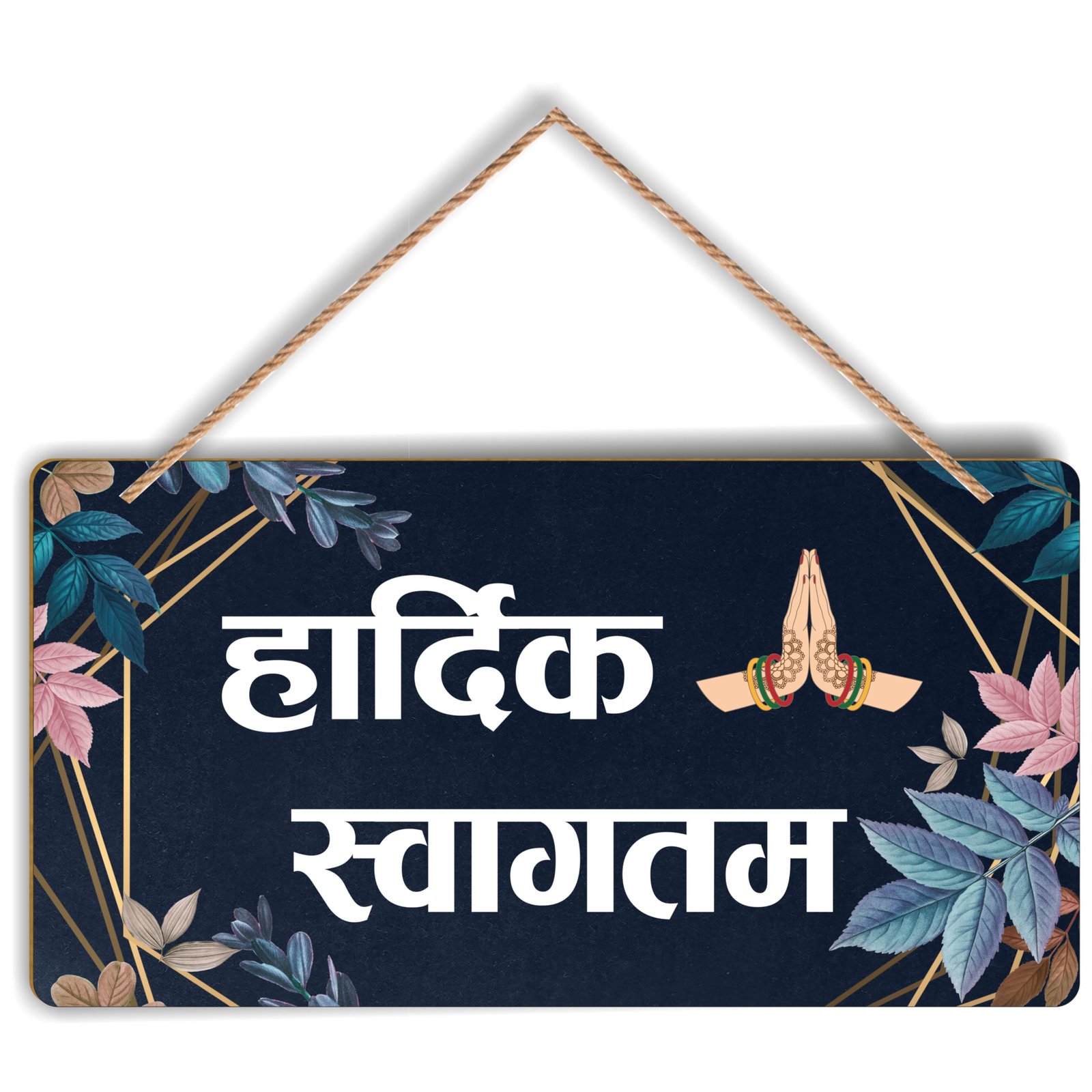 Artworks Home Decor Items for Office | Wall hangings for Home Decoration | Door Hanging Wooden Wall Hanging Decor | Decorative Items for Home (Set of 1) _Size- 12"x6"inch (Design 1)