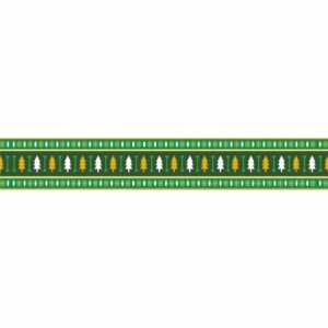 ATTRACTSO - Christmas Wall Border Peel & Stick 10 Feet x 4 Inch | Waterproof Vinyl Sticker Roll for Diwali Decoration, Tiles, Kitchen, Door Entrance, Floor Decoration(Design-4)