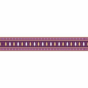 ATTRACTSO - Christmas Wall Border Peel & Stick 10 Feet x 4 Inch | Waterproof Vinyl Sticker Roll for Diwali Decoration, Tiles, Kitchen, Door Entrance, Floor Decoration(Design-3)