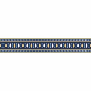 ATTRACTSO - Christmas Wall Border Peel & Stick 10 Feet x 4 Inch | Waterproof Vinyl Sticker Roll for Diwali Decoration, Tiles, Kitchen, Door Entrance, Floor Decoration(Design-5)