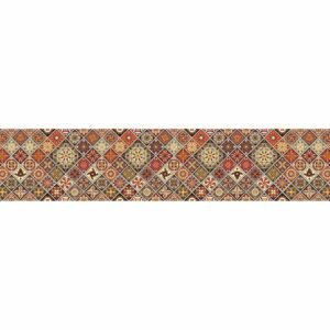 ATTRACTSO -Mandala Art Border Wallpaper 120x6 Inch Peel & Stick Decorative Wall Border for Living Room Bedroom and Office (Design -2)