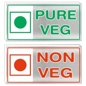ATTRACTSO - Multicolor Vinyl, Sunboard Signage Board Sticker | Glass, Wooden Door | Office Signage (6x8 inches, Pack of 1)