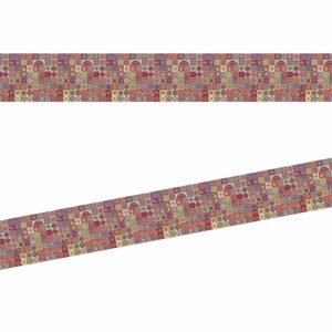 ATTRACTSO -Mandala Art Border Wallpaper 120x4 Inch Peel & Stick Decorative Wall Border for Living Room Bedroom and Office (Design -5)