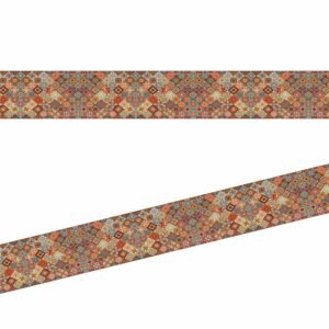 ATTRACTSO -Mandala Art Border Wallpaper 120x4 Inch Peel & Stick Decorative Wall Border for Living Room Bedroom and Office (Design -1)