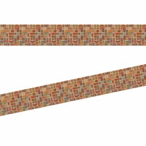 ATTRACTSO -Mandala Art Border Wallpaper 120x4 Inch Peel & Stick Decorative Wall Border for Living Room Bedroom and Office (Design -2)